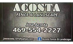 Acosta Fence & Landscape